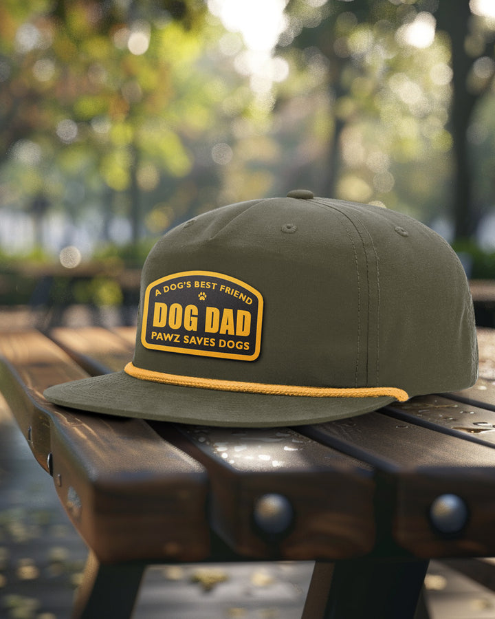 A Dog's Best Friend Dog Dad Patch Rope Hats