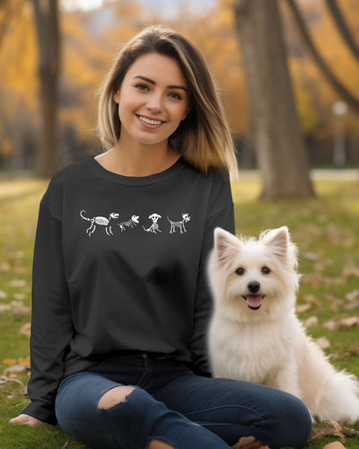 Dog Bones Long Sleeve T-Shirt - Pawz