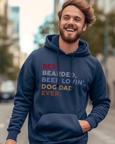 Bearded Dog Dad Hoodie - Pawz