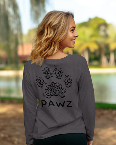Pawz Bats Long Sleeve (Back Print) - Pawz