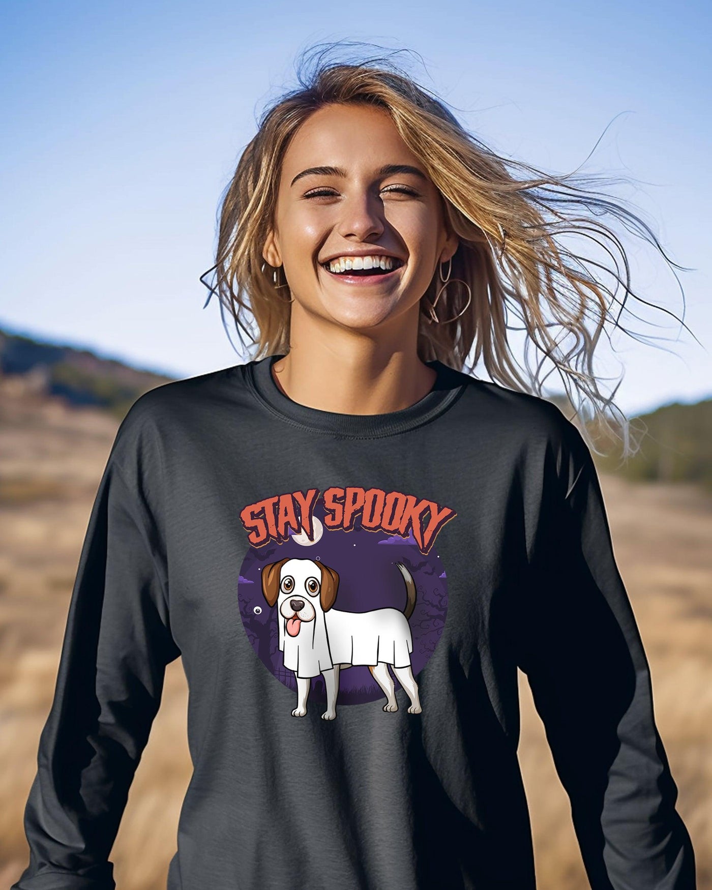 Stay Spooky Long Sleeve T-Shirt - Pawz