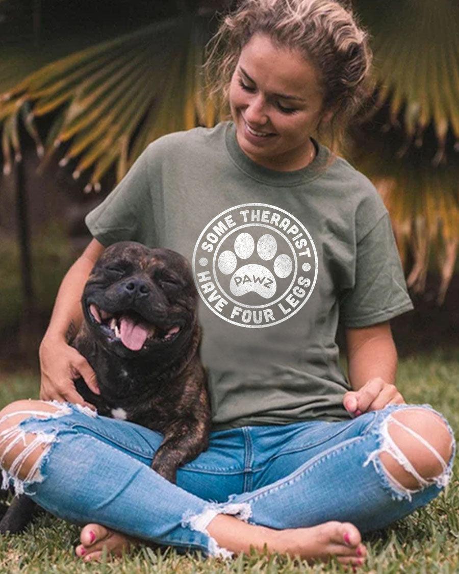 Some Therapist Have Four Legs Tee - Pawz