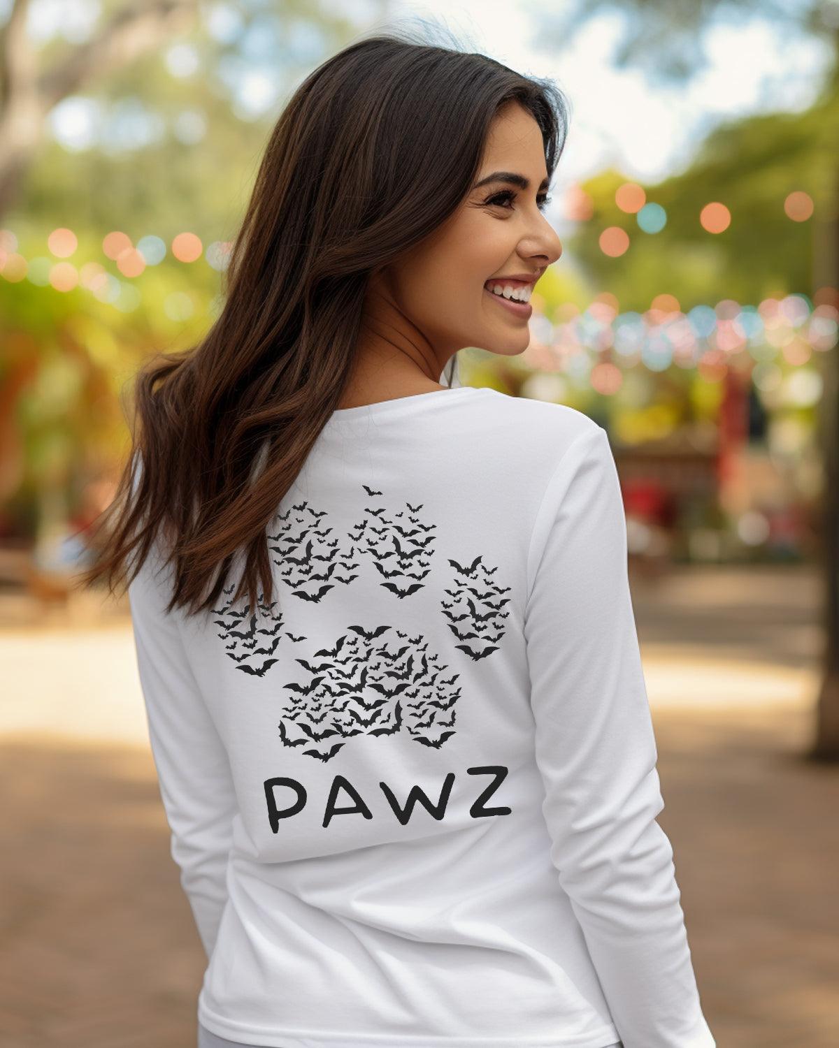Pawz Bats Long Sleeve (Back Print) - Pawz